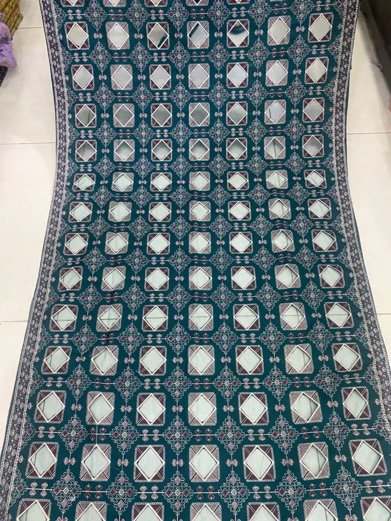 Dhanak 3 piece embroidered suit 4